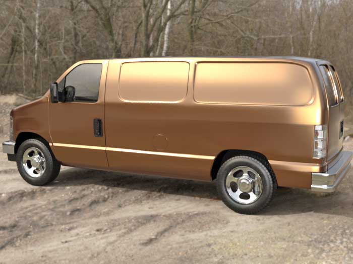 a leased van